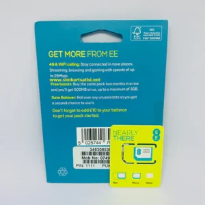 ingiltere sim kart (ee)